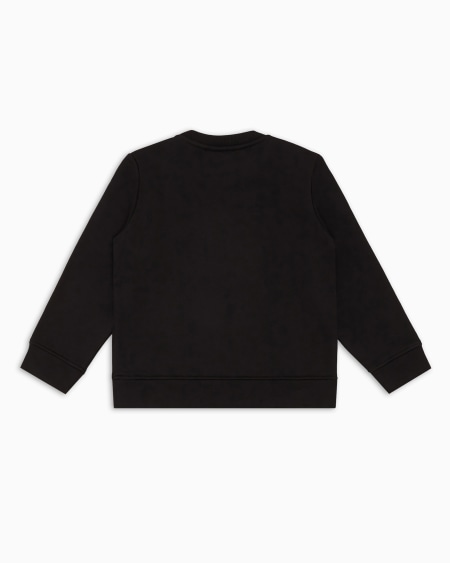 Armani Sudadera de punto de mezcla de modal con logotipo Mejor oferta