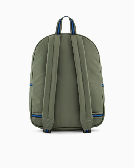 Armani Mochila de nailon con logotipo de goma Rebajas top