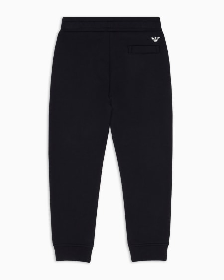 Armani Pantalones de chándal de punto en mezcla de modal con logotipo Oferta especial