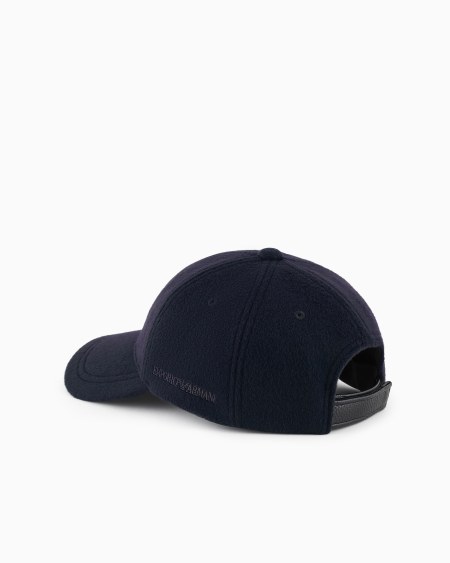 Armani Gorra de béisbol en paño de lana Tienda de fábrica