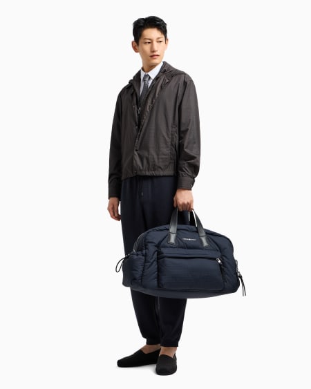 Armani Pantalones de chándal de punto de mezcla de lyocell con inscripción integral ASV Ahorra y exporta