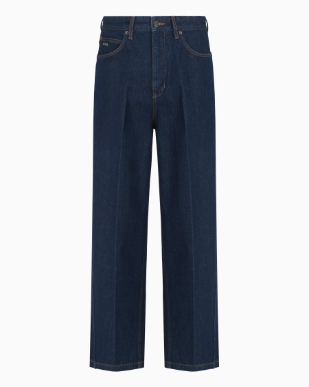 Armani Vaqueros J80 de corte twist de denim lavado Rebajas de fin de temporada
