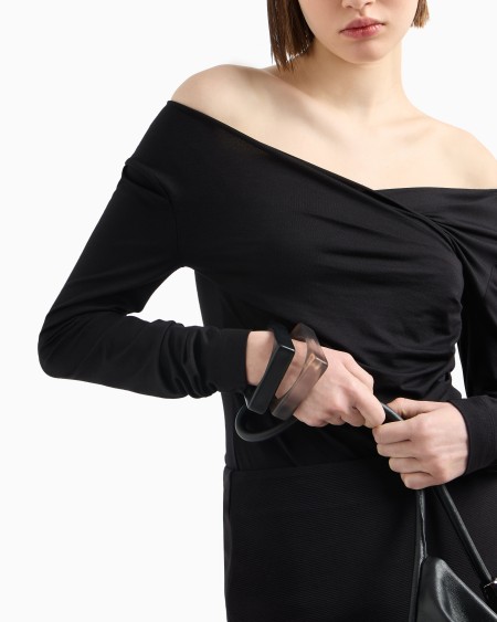 Armani Conjunto de dos pulseras rígidas cuadradas Gran oferta