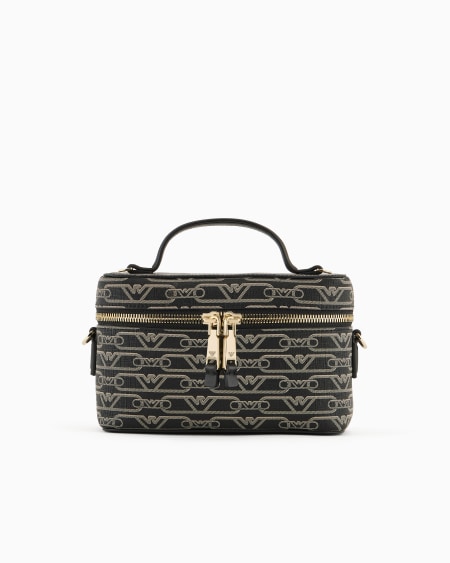Armani Neceser con estampado integral de monograma