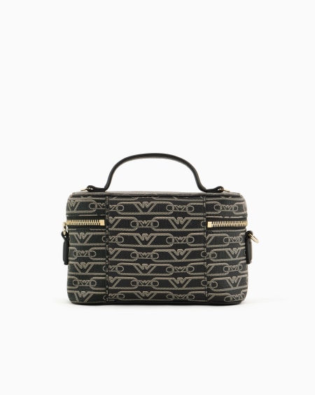 Armani Neceser con estampado integral de monograma Ventas relámpago