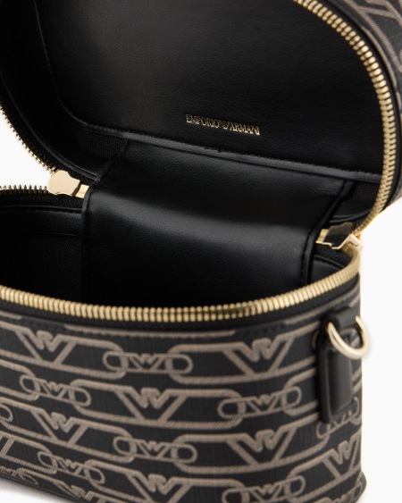 Armani Neceser con estampado integral de monograma Ventas relámpago