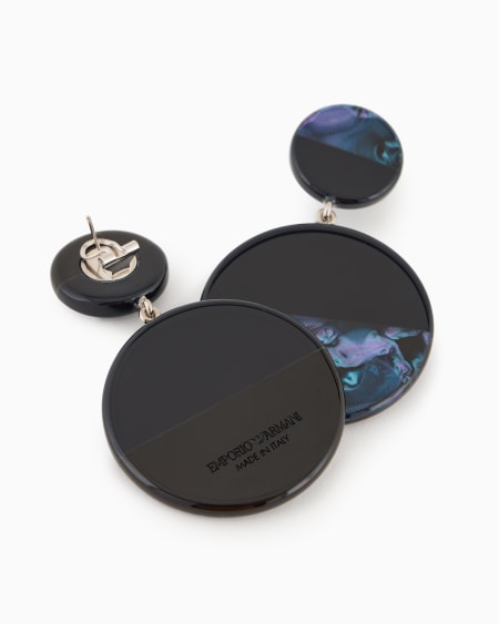 Armani Pendientes colgantes de aro semimulticolor Envío gratis