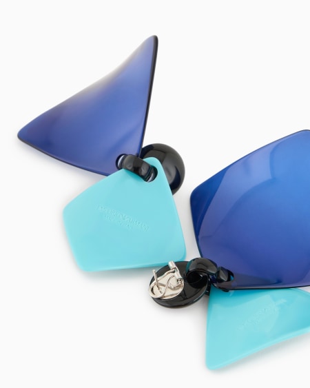Armani Maxipendientes colgantes bicolor Butterfly Último día