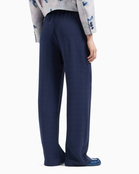 Armani Pantalones de viscosa texturizada con cintura elástica Promoción por tiempo limitado