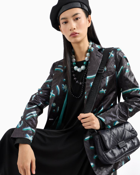 Armani Collar de doble vuelta con esferas facetadas Solo queda un día