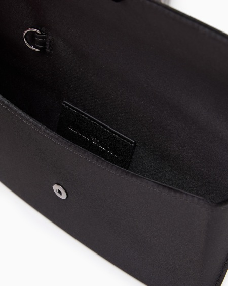 Armani Bolso de mano baguette de satén Grandes descuentos