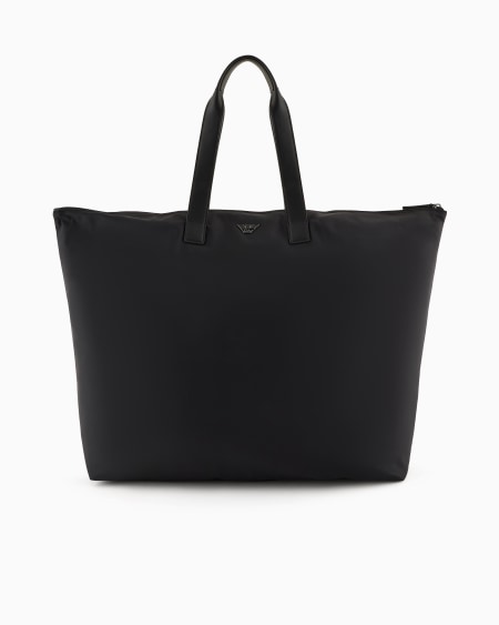 Armani Bolso shopper grande de nailon reciclado ASV Precios de Black Friday