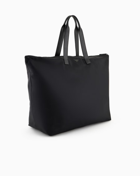 Armani Bolso shopper grande de nailon reciclado ASV Precios de Black Friday