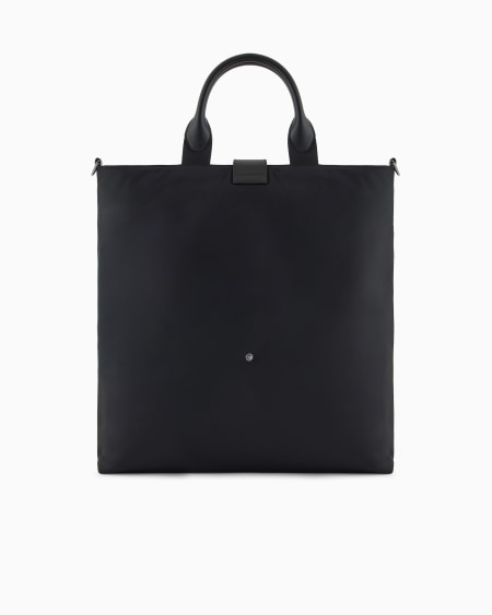 Armani Bolso shopper plegable de nailon reciclado con bandolera ASV En oferta
