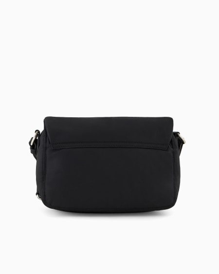 Armani Bolso bandolera en nailon reciclado con placa de águila ASV Libre de impuestos