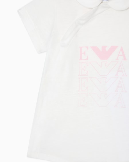 Armani Barboteuse en jersey avec logo Outlet