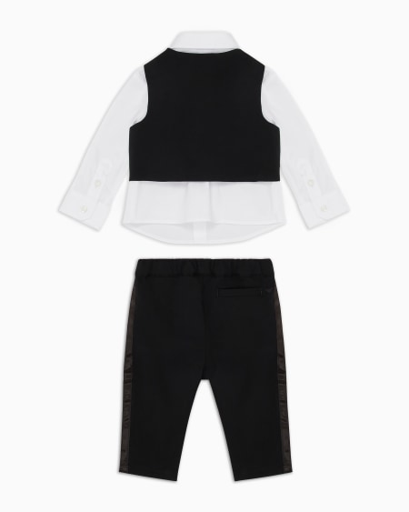 Armani Traje compuesto por camisa chaleco y pantalones de lana fría Promoción por tiempo limitado