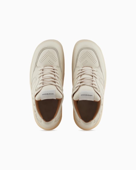 Armani Deportivas con detalles de napa acolchada Promoción trimestral