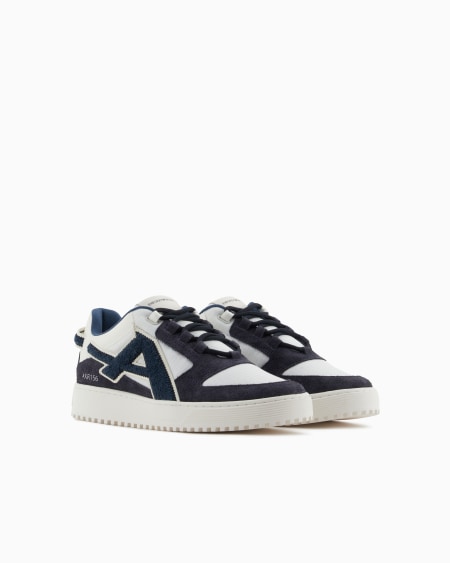 Armani Deportivas de nailon y ante con maxilogotipo en contraste En línea