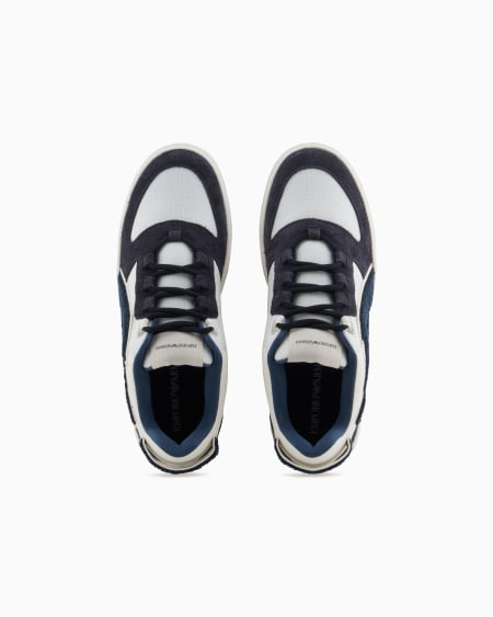 Armani Deportivas de nailon y ante con maxilogotipo en contraste En línea