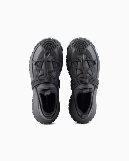 Armani Deportivas de nailon con detalles de neopreno y cordón ceñidor Gran oferta