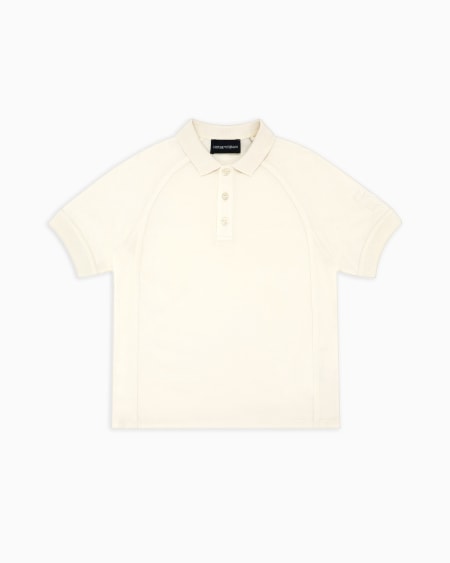 Armani Polo de punto con logotipo bordado En oferta