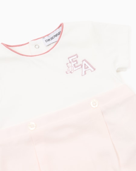 Armani Pelele de punto con logotipo EA Ventas relámpago