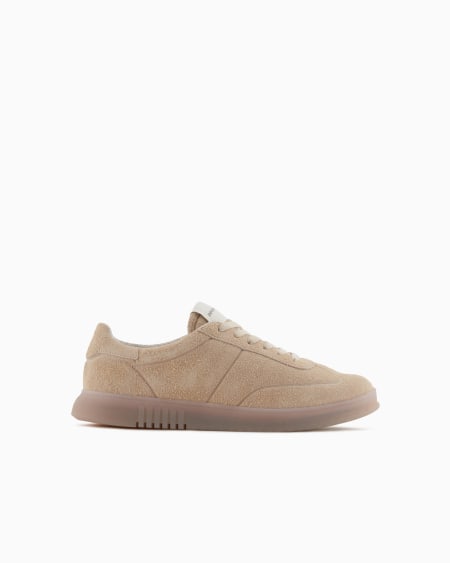 Armani Deportivas de ante con suela semitransparente COMPRAR AHORA