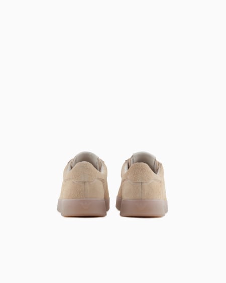 Armani Deportivas de ante con suela semitransparente COMPRAR AHORA