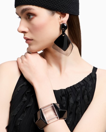 Armani Pulsera elástica facetada Outlet online