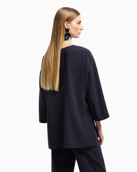 Armani Blusa de cady técnico cortado a láser Rebajas