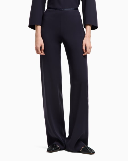 Armani Pantalones palazzo de cady técnico Ofertas