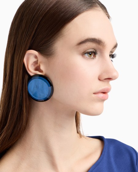 Armani Maxipendientes redondos brillantes Venta caliente