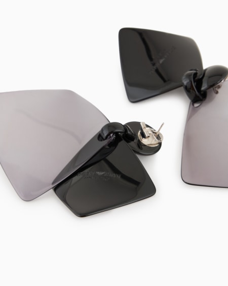 Armani Maxipendientes colgantes bicolor Butterfly Gran oferta