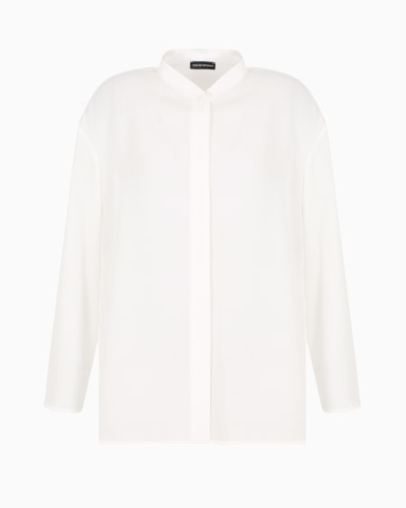 Armani Camisa de crespón Mejor oferta