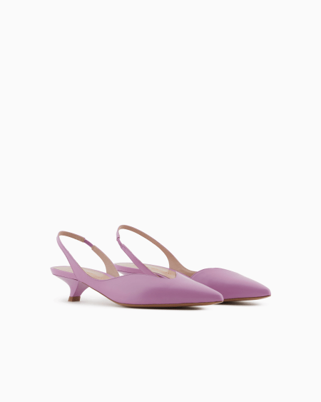 Armani Zapato de salón destalonado de piel cepillada Rebajas online