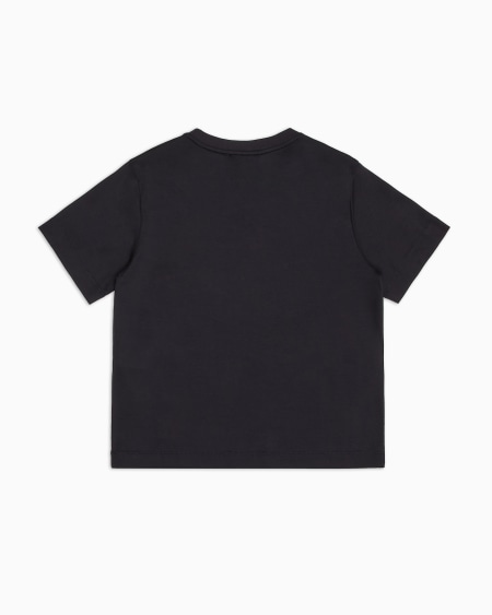 Armani Camiseta de punto de mezcla de lyocell con estampado de serpiente ASV Precios de Black Friday