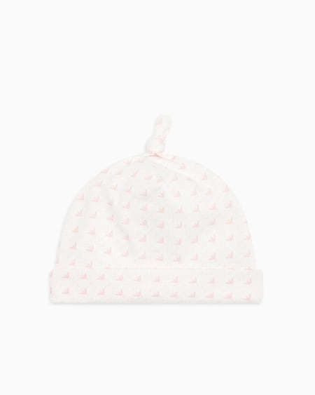 Armani Gorro de punto con motivo de águilas con efecto óptico Descuentos del mes