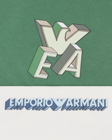 Armani Paquete de dos camisetas con logotipo estampado Outlet online