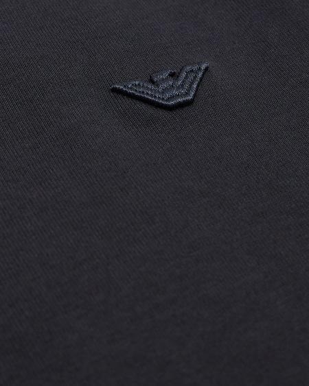 Armani Camiseta de punto grueso con microáguila Rebajas