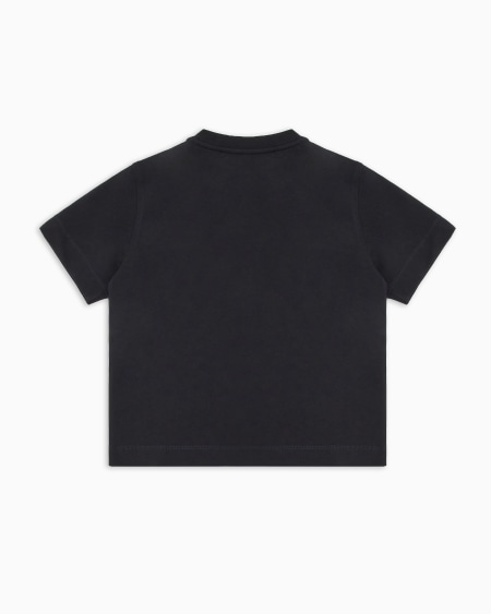 Armani Camiseta de punto grueso con microáguila Rebajas