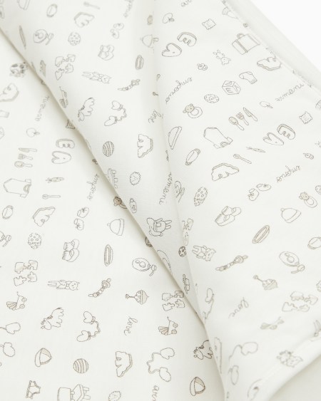 Armani Manta reversible con estampado Tendresse Gran oferta