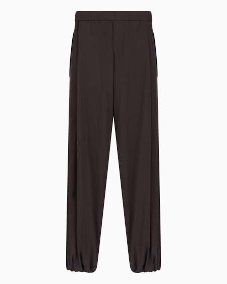 Armani Pantalones anchos con cintura elástica de nailon bielástico superligero Envío gratis