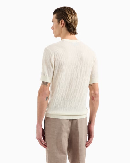Armani Jersey de punto adamascado en mezcla de lyocell ASV Solo hoy