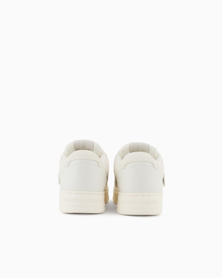 Armani Deportivas de piel y malla con detalles en contraste Ahorra y exporta