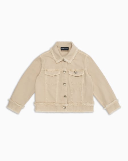 Armani Chaqueta en denim teñido en prenda Devoluciones gratuitas