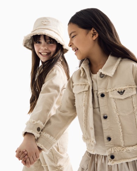 Armani Chaqueta en denim teñido en prenda Devoluciones gratuitas