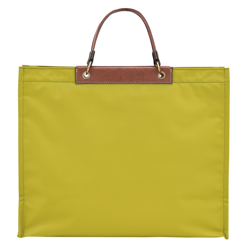 ﻿Longchamp Cabas Longchamp Bolso shopper L Tela - Verde Kiwi Superdescuento