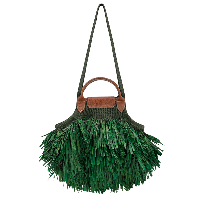 Longchamp Le Pliage Filet Bolsa de malla L Tela - Caqui Grandes descuentos
