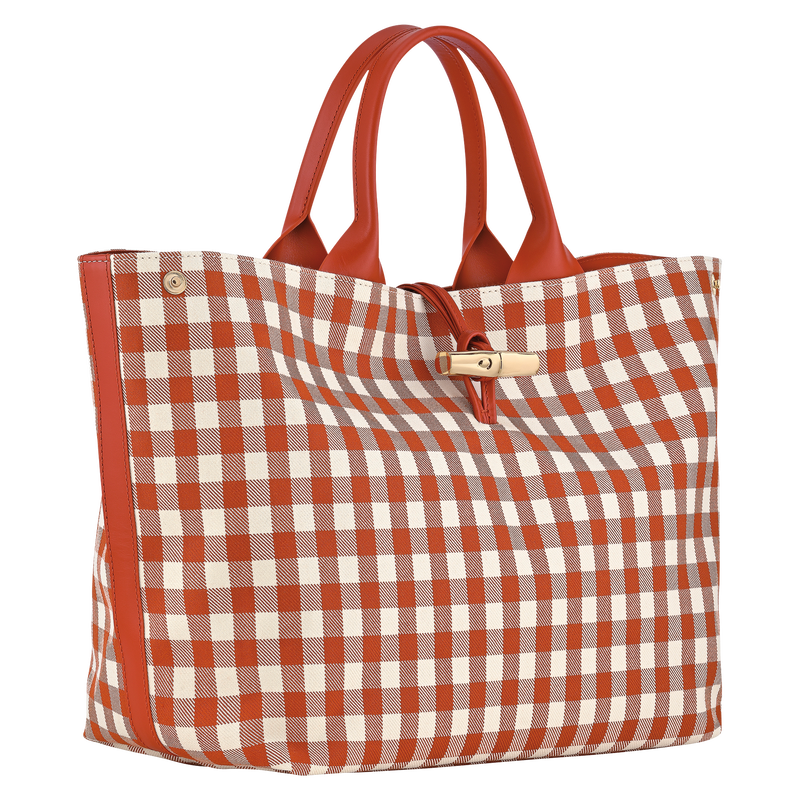 Longchamp Le Roseau Bolso con asa superior L Tela - Corteza Precios de Black Friday